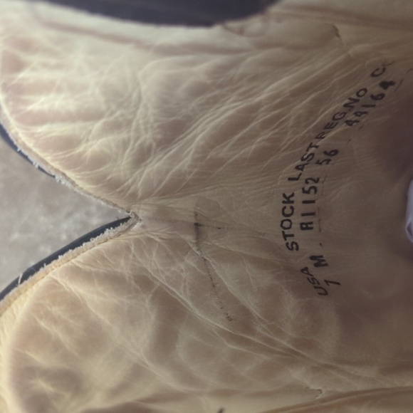 CORRAL R1152 distressed dark brown leather & black sequins cowgirl boots sz 7 - Picture 12 of 16